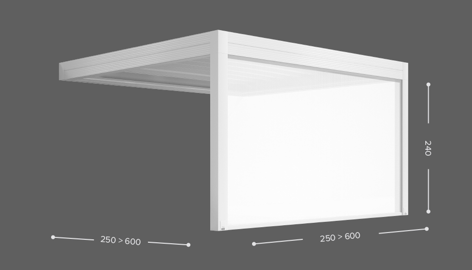 AZIMUT - Stenska izvedba - 2 stebra