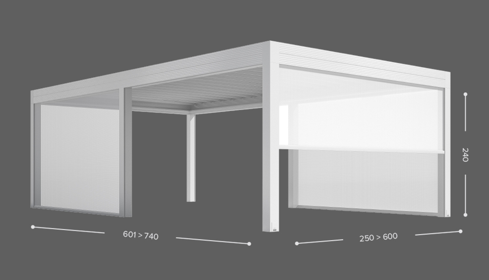 AZIMUT ISOLA - Samostoječa izvedba - 6 stebrov