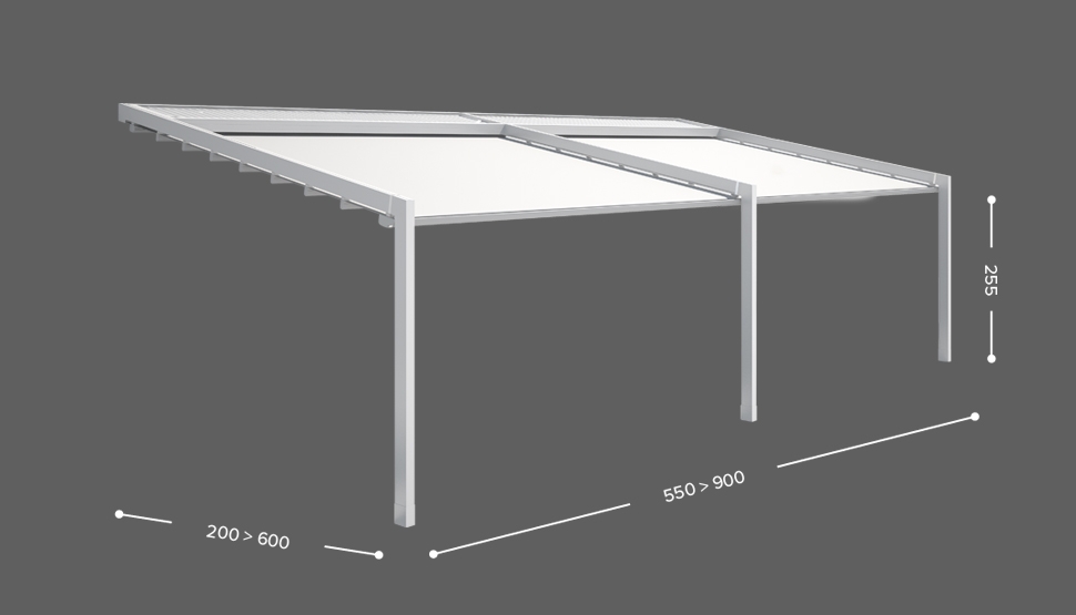 LUCE - Stenska izvedba / 2 modulna